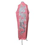 Kimono Yin Linho Rosa Vibrante Dragão Prata-Rosê