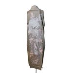 Kimono Yin Linho Fendi Dragão Prata-Rosê