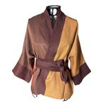 Kimono Yang Linho Coleção Terras Patchwork4 Dragão Folk1