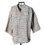 Kimono Yang Tweed Confeitaria Abraço do Dragão Prata