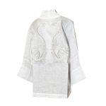 Kimono Yang Linho Branco Dragões-do-Mar Brancos Metalizados