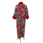 Kimono O Dragão nos Jardins Suspensos Tule Rendado Roseira