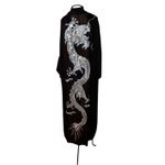Kimono Tsuki Viscose Preto Dragão do Gelo