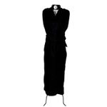 Kimono Xogum Veludo Preto Profundo Dragão Imperial Ouro