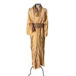Kimono Nami Crepe Golden Dragão Gigante Cobre - Coleção Terras