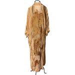 Kimono Nami Crepe Golden Dragão Gigante Cobre - Coleção Terras