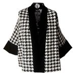 Kimono Yang Estampa “Pied de Poule” Dragão Gênesis