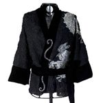 Kimono O Dragão nos Jardins Suspensos Tulipa Negra (Queen of Night)