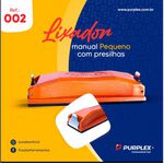 Lixador Manual Pequeno C/ Presilhas 204x68mm 