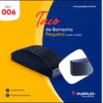 Taco Lixador De Borracha pequeno 122x45mm 