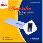 Chapinha Para Acerto de Cor Com Furo 