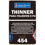 Diluente 454 Pu/poliester 18l Sherwin Williams