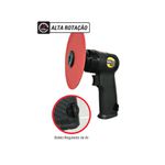 Lixadeira De Alta Rotação Pneumática 5" MXT-0362A 