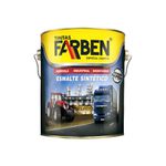 Esmalte Sintético Preto Fosco - 900ml - Farben