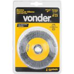 Escova Circular Conica 4x1/2 M14 Ondulada AC - Vonder