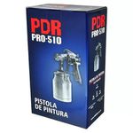 Pistola de Pintura Sucção com Regulador 1.6 1L Alta Produção - Pdr