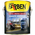 Esmalte Sintetico Preto Chassis Semi Brilho - 3,6L - Farben