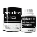 Catalisador Wash Preto Fosco 300ml - Maxxi Rubber