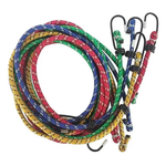 Cabo Elástico Extensor Bagageiro Carga 2M x 10MM com Ganchos - Kit com 4 Unidades - Lotus