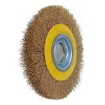 Escova Circular Aço Ondulado 6X3/4'' Amarelo Lotus