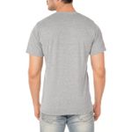 Camiseta Masculina Lisa 100% Algodão - Cinza Mescla