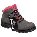 Bota Coturno Adventure Bootsland Trilha Feminino Confort Top Em Couro