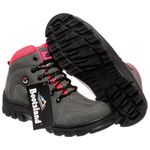 Bota Coturno Adventure Bootsland Trilha Feminino Confort Top Em Couro