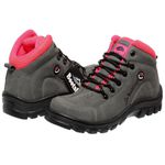 Bota Coturno Adventure Bootsland Trilha Feminino Confort Top Em Couro