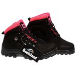 Bota Coturno Adventure Bootsland Trilha Feminino Confort Top Em Couro