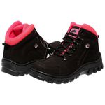 Bota Coturno Adventure Bootsland Trilha Feminino Confort Top Em Couro
