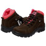 Bota Coturno Adventure Bootsland Trilha Feminino Confort Top Em Couro