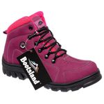 Bota Coturno Adventure Bootsland Trilha Feminino Confort Top Em Couro