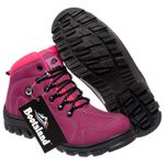 Bota Coturno Adventure Bootsland Trilha Feminino Confort Top Em Couro