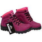Bota Coturno Adventure Bootsland Trilha Feminino Confort Top Em Couro