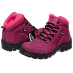 Bota Coturno Adventure Bootsland Trilha Feminino Confort Top Em Couro