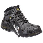 Bota Coturno Adventure Bootsland Trilha Masculino Confort Top Em Couro