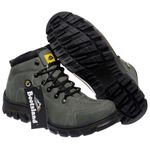 Bota Coturno Adventure Bootsland Trilha Masculino Confort Top Em Couro