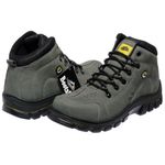 Bota Coturno Adventure Bootsland Trilha Masculino Confort Top Em Couro