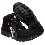 Bota Coturno Adventure Bootsland Trilha Masculino Confort Top Em Couro