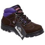Bota Coturno Botinha Adventure Bootsland Feminino Confort Top Em Couro