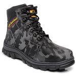 Bota Coturno Bootsland Masculina Em Couro Tamanho Especial! 
