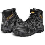 Bota Coturno Bootsland Masculina Em Couro Tamanho Especial! 