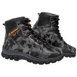 Bota Coturno Bootsland Masculina Em Couro Tamanho Especial! 