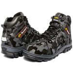 Bota Coturno Bootsland Adventure Masculina Em Couro Original Top Estilosa!
