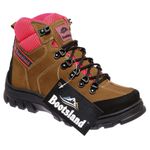 Bota Coturno Adventure Bootsland Feminina em Couro Trilha TOP!