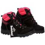 Bota Coturno Adventure Bootsland Feminina em Couro Trilha TOP!