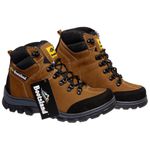 Bota Trilha Adventure Bootsland Masc. Em Couro Tam Especial!
