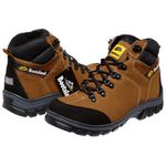 Bota Trilha Adventure Bootsland Masc. Em Couro Tam Especial!