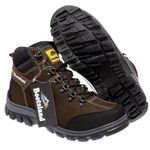 Bota Trilha Adventure Bootsland Masc. Em Couro Tam Especial!