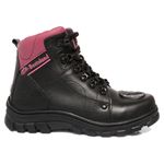 Bota Motociclista Bootsland Feminina Em Couro Moto Original!
